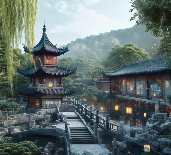 古风科技，从古至今，从静到动，展现科技的古韵