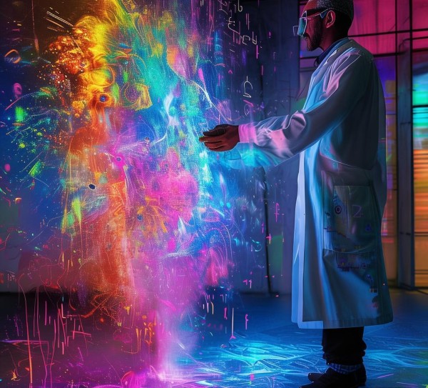 视觉盛宴,科学家与艺术家的碰撞,科技与艺术的和谐 视觉盛宴,科学家与艺术家的碰撞,科技与艺术的和谐